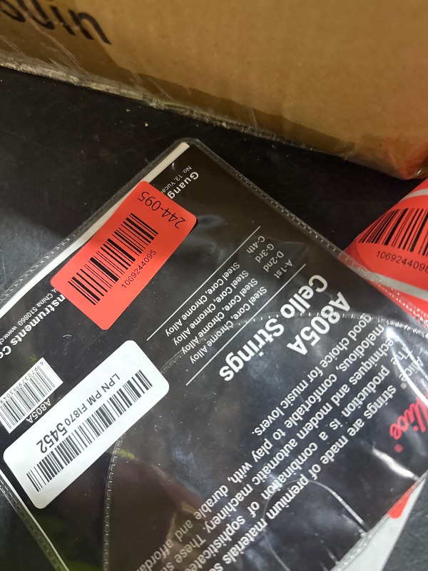 Photo 1 of 4/4 Cello String Set - Alice A805A Cello Strings 4/4 Full Set (A-D-G-C) with Steel Core Nickel Chromium Winding, Clear & Bright Tone