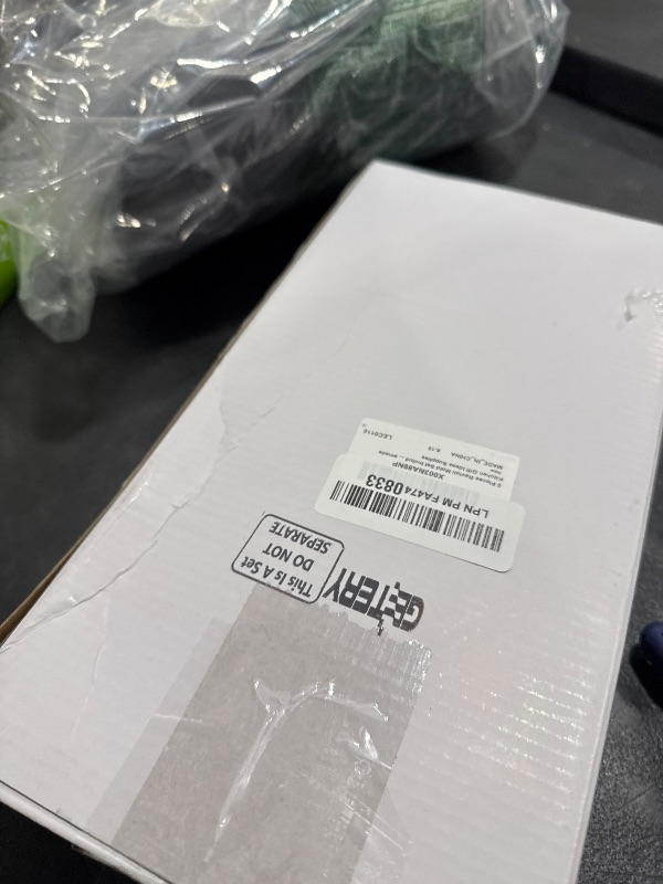 Photo 1 of Geetery 5 Pcs Ravioli Mold Set 2 Inch Squares Ravioli Maker Cutter Include 1 Raviolis Maker Press 3 Pasta Cutter Stamp Makers 1 Wood Rolling Pin Pasta Making Tool for Home Kitchen Supplies (12 Holes)