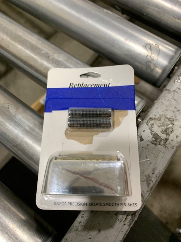 Photo 1 of 1 pack Professional Replacement Foil and Cutters for BaBylissPRO Barberology Double Foil Shaver, Compatible with BaBylissPRO Barberology FXFS2 Shaver?Silver