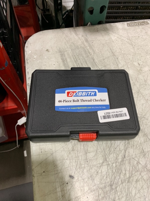 Photo 1 of 44-pc Nut and Bolt Thread Checker Set - Female & Male Size Gauges, 23 Inch & 21 Metric Sizes - Individually Housed in Organized Storage Case - Ideal for Difficult Access Thread Checking