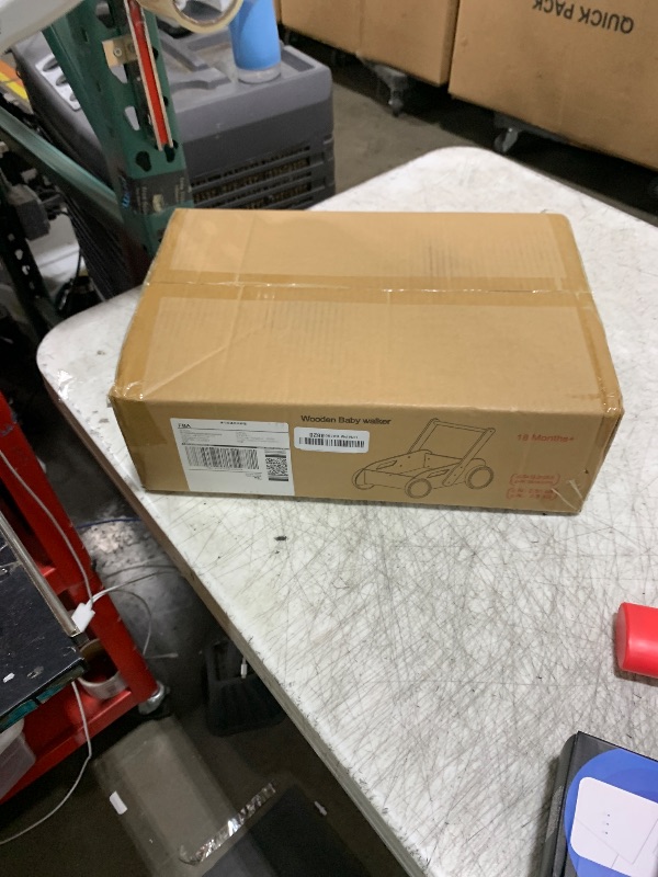 Photo 1 of 2025 HOMEKOL Wooden Baby Walker,Baby Push Walker, Adjustable Speed Baby Walker for Boys and Girls, Baby Activity Center, Gift for Birthday, Christmas and New Year Nature Pink