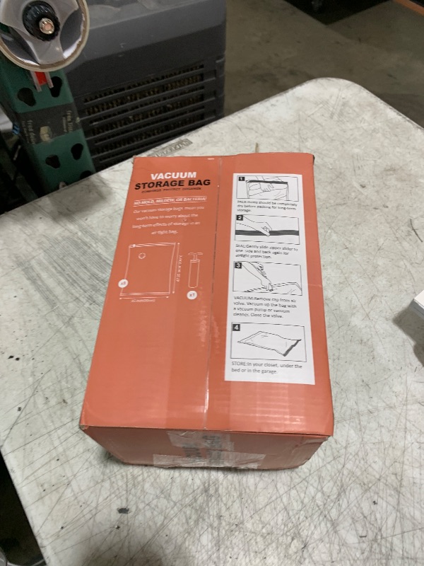 Photo 1 of 8 Pack XXL Jumbo Vacuum Storage Bags, Extra Large Vacuum Seal Bags for Comforters, Bedding, Blanket Storage, Giant Space Saver Bags for Huge Stuffed Toy(47.2x35 in)