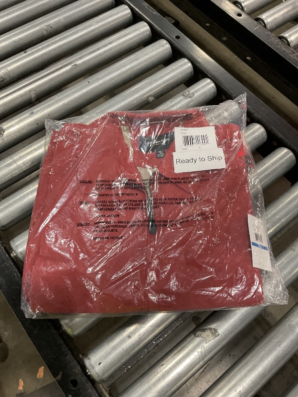 Photo 1 of STOCK PHOTO FOR REFERENCE - CHILI COLOR London Fog Mens Auburn Zip-Front Golf Jacket (Regular Big-Tall Sizes) - XL 