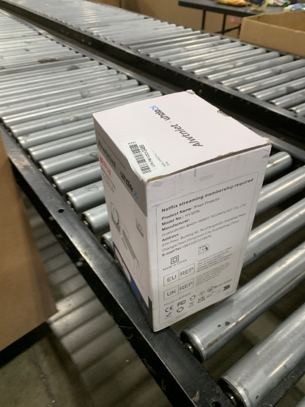 Photo 1 of [Netflix Licensed] Smart Mini Projector 320ANSI Native 1080P 4K Support with Official Apps, Portable Projector with WiFi and BT for Home Theater/Outdoor/Bedroom HY320 NTV