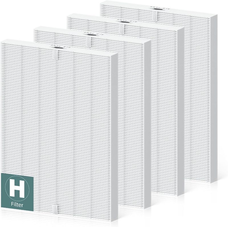 Photo 1 of
4 Pack 116130 HEPA Replacement Filter H for Winix PlasmaWave Air Purifier 5500 5500-2 C535 5300 5300-2 6300 6300-2 P300 AM90 9000 5000 5000B C909 9800, H13...