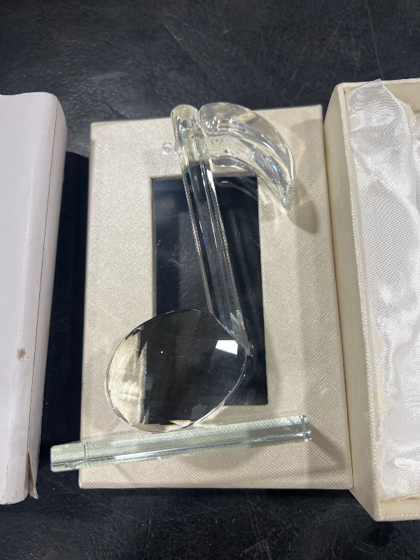 Photo 1 of
QFkris 5'' Height Crystal Eighth Note Figurines Collectibles Glass Musical Sculpture Statue for Home Piano Guitar Gifts Souvenirs