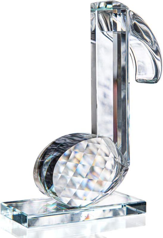 Photo 1 of
QFkris 5'' Height Crystal Eighth Note Figurines Collectibles Glass Musical Sculpture Statue for Home Piano Guitar Gifts Souvenirs