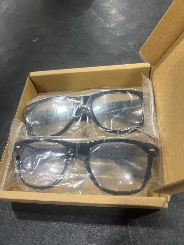 Photo 1 of 2Pcs Diffraction Glasses, 3D Prism Rainbow Heart Star Effect Light Refraction Glasses Rave Glasses Women Men for Edm Party