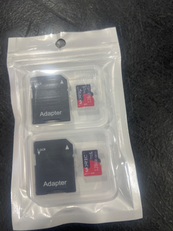 Photo 1 of 2 Pack 128GB Micro SD Card with SD Adapter High Speed Memory Card,C10 A1 Memory TF Card for Camera/Dash Cam/Smartphone/Tablet/Drone