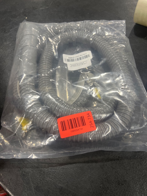 Photo 1 of 6ft Washing Machine Drain Hose,Corrugated Flexible Washer Drain Hose Extension Replacement for Samsung, LG, Whirlpool, Maytag, Kenmore, GE, Giantex, Panda and More,with 2 Clamps and U-Bend Holder