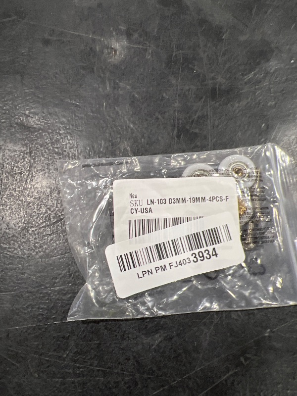 Photo 1 of 4PCS Shower Door Rollers Runners Wheels Replacement Part Bathroom Glass Door Runner Sliding Shower Door Roller Wheel,19MM