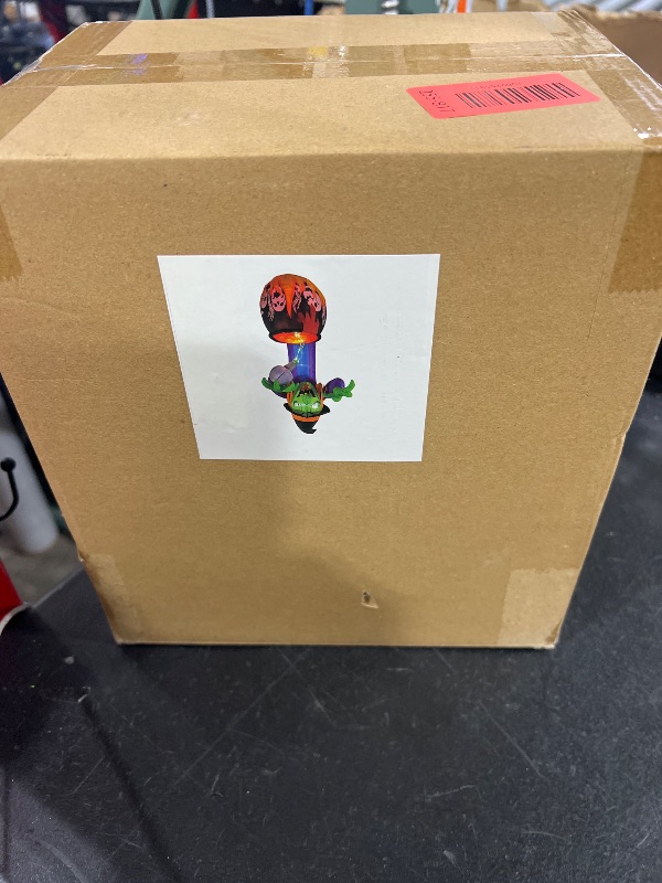 Photo 1 of [ 2 Style Lights ] 5 Ft Halloween Inflatable Witch and Cauldron with Rotating Red Flame Lights & Green LED String Light, Halloween Decorations Outdoor Blow Up Yard Decor for Indoor Party Garden Lawn