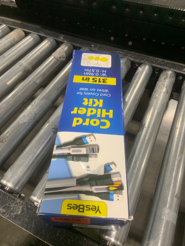 Photo 1 of 315in Cord Hider Kit, Paintable Cable Raceway, Cord Covers for Wires on Wall, Cord Hider for Wall Mount tv, tv Cable Hider Wall kit, Wire Covers for Cords, 20X L15.7in X W0.96in X H0.57in, White