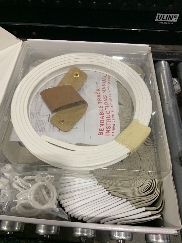 Photo 1 of 100% Blackout Room Divider Curtains - Total Privacy Curtains Panel, Thermal Insulated Noise Reduction Curtain for Bedroom Windows, Include Ceiling Curtain Track(Cream White, W180 x L108, 1 Pack)