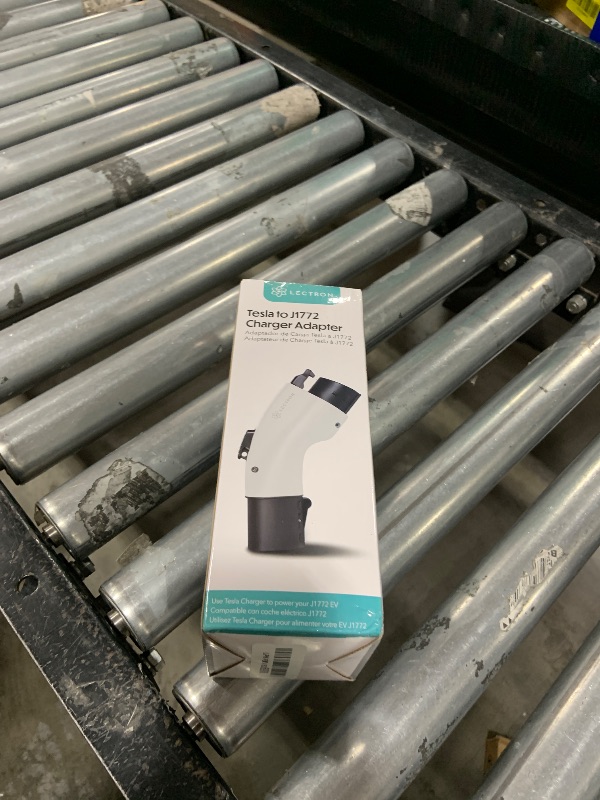 Photo 1 of [Only for J1772 EVs ] Lectron - Tesla to J1772 Charging Adapter, Max 48A & 250V - Compatible with Tesla High Powered Connectors, Destination Chargers, and Mobile Connectors (White)
