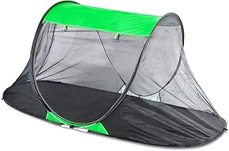 Photo 1 of 1 Person Pop-up Mosquito Tent for Camping - Breathable & Fine Mesh Camping Bug Screen Net with Carry Bag, Instant Portable Screen Tent for Teenagers/Adults