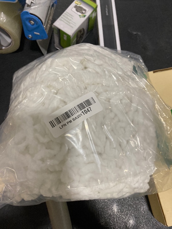 Photo 1 of 1.5M 2.5M 3.3M Spider Web 3 Pieces Large Halloween White Spider Web Decoration Scary Realistic Spider Web Rope Props with Elastic Rope for Halloween Yard Room Wall Window Door Haunted House Decoration