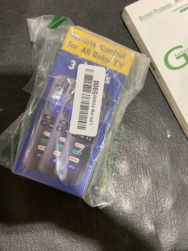 Photo 1 of 3 Pack Replacement Remote Control Only for Roku TV, Compatible for TCL Roku/Hisense Roku/Sharp/Philips/Onn Roku (Not for Roku Stick and Box)