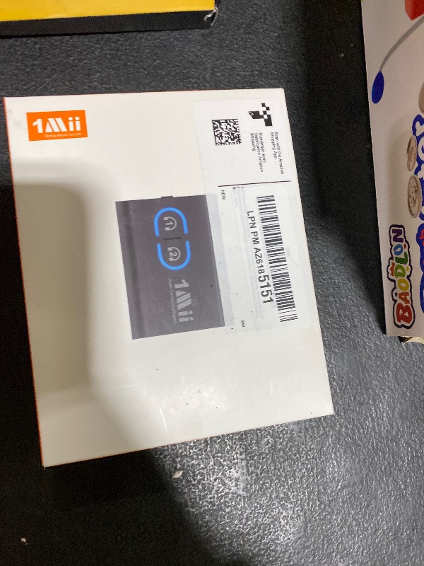 Photo 1 of 1Mii Bluetooth 5.3 Transmitter Receiver for TV to Wireless Headphones, Dual Link AptX Adaptive/Low Latency/HD Audio, Aux Adapter for Home Stereo, Airplane, Boat, Gym