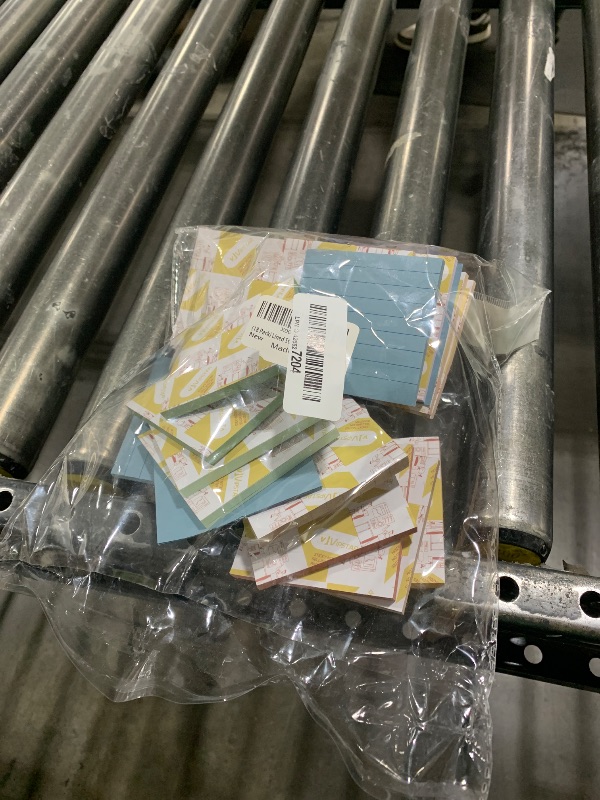 Photo 1 of (18 Pack) Lined Sticky Notes 3x3 in Post, Vintage Colors, Sticky Pads, Strong Adhesive, Recyclable, Self-Stick Pads