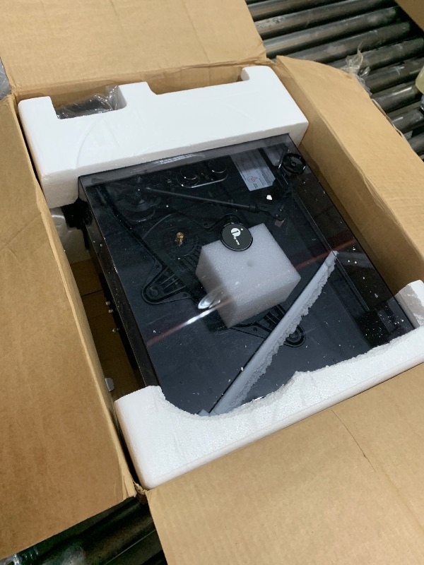 Photo 1 of 1 by ONE High Fidelity Record Player, All-in-One Turntable with Built in Speakers Phono Preamp, Magnetic AT-3600L Cartridge, RCA Output, Belt Drive 2-Speed, Piano Lacquer Grey