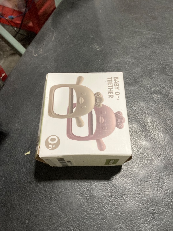 Photo 1 of 2 Pack Baby Teething Toys for 0-6 6-12 Months, Never Drop Infant Teether Teething Mitten Toys for 0 3 6 9 12 Months, Newborn Soothing Teething Toy Gifts for 1 One Year Old Baby Boys Girls