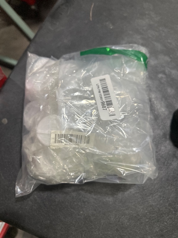 Photo 1 of 30 Pcs Sample Containers, 10 Gram Mini Sample Jars for Cosmetic, Eye shadow, White Lid