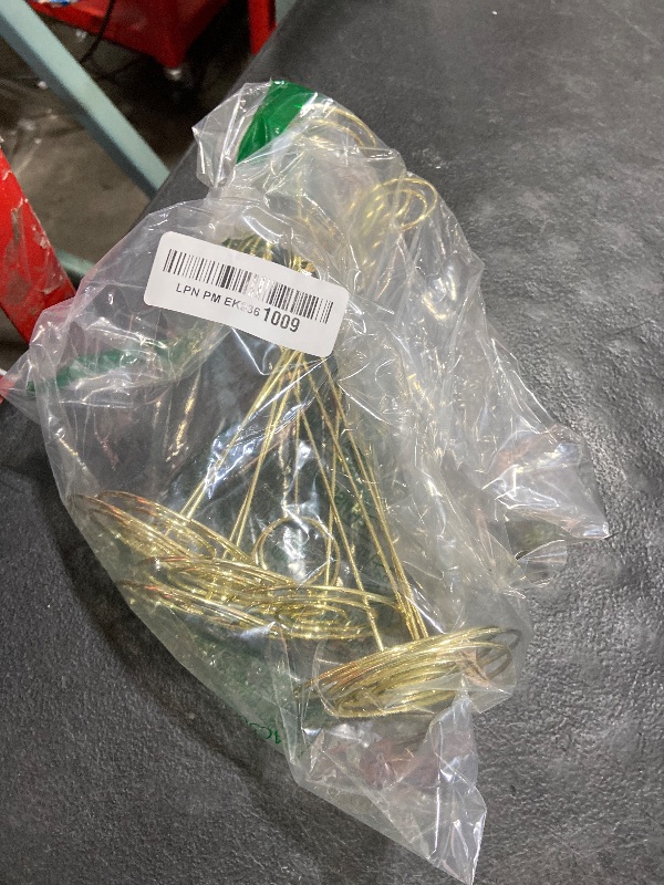 Photo 1 of 10 Pack 8.75 inch Tall Table Number Holders Place Card Holder Table Picture Holder Wire Photo Holder Clips Picture Memo Note Photo Stand (Gold)