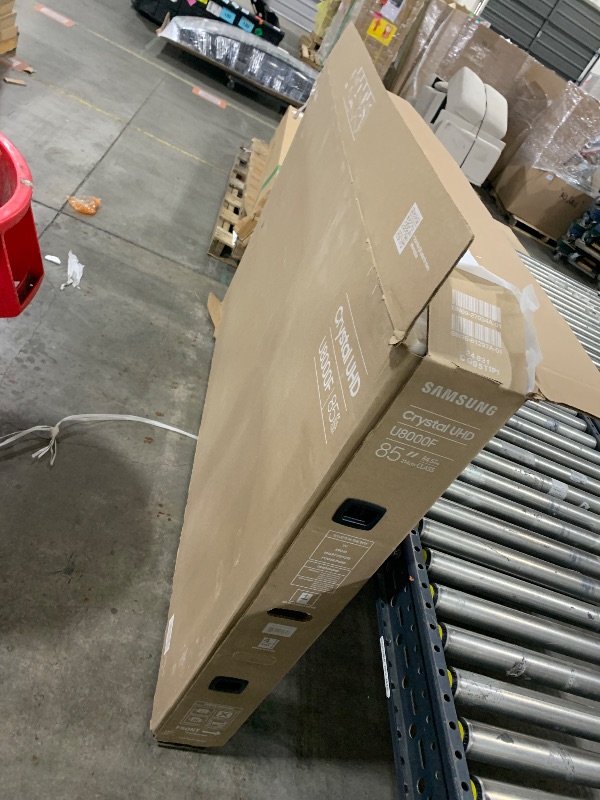 Photo 1 of *FOR PARTS* Samsung 85-Inch Class Crystal UHD U8000F 4K Smart TV (2025 Model) Endless Free Content, Crystal Processor 4K, MetalStream Design, Knox Security, Alexa Built-in