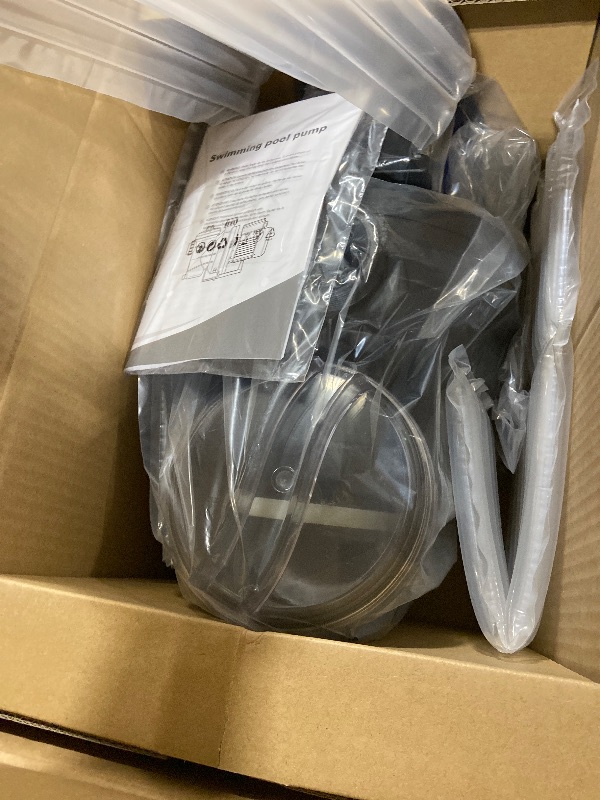 Photo 1 of 1.1HP Pool Pump for Swimming Pool In/Above Ground Water Pump Single Speed, 800W/115V, 3962GPH & High Flow, Powerful Primming Swimming Pool Pumps with Filter Basket, Low Noise for Family