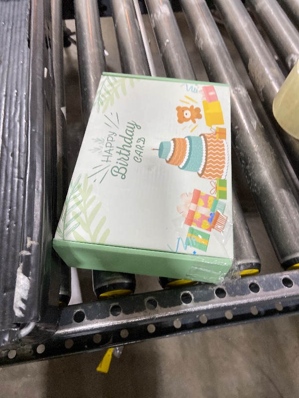 Photo 1 of 100 Happy Birthday Cards with Envelopes, 20 Unique Designs, Birthday Cards Bulk with Short Generic Message Inside, 4x6 inches, Assorted Birthday Cards Assortment for Business, Office and Personal