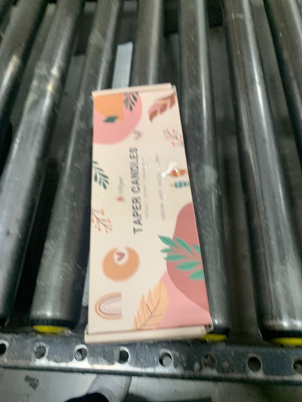 Photo 1 of 10 Inch Baby-Pink Taper Candles for Home Decoration, 10 Pack Unscented Candlesticks for Dinner Wedding Party, Smokeless and Dripless Candle Sticks