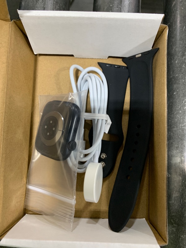 Photo 1 of *LOCKED** Apple Watch Series 8 (GPS, 45mm) Midnight Aluminum Case with Midnight Sport Band (Renewed Premium)