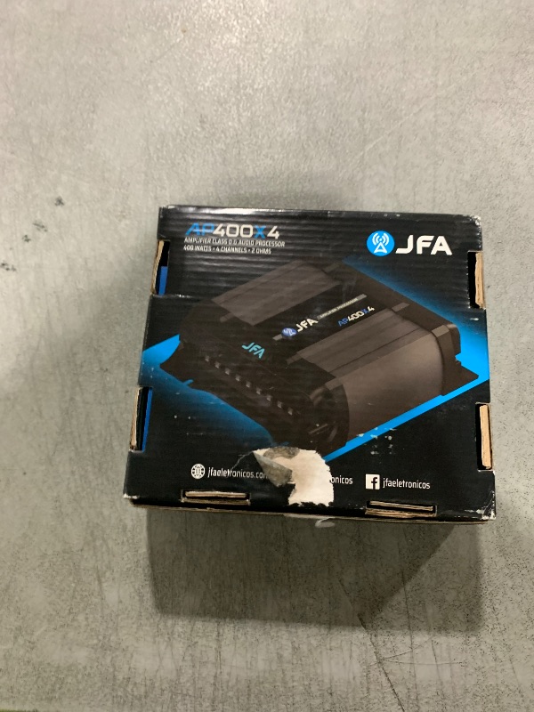Photo 1 of 2-in-1 Built-in Audio Processor & Car Amplifier 400X4 Class D for Car & Motorcycle Full Range with 4 Channels 400 Watts RMS 2 Ohm - Professional Quality Sound - 2025 Best Performance Award