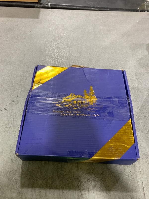 Photo 1 of 10.2-Inch Black & White Checkerboard Lazy Susan Organizer – Rotating Serving Tray with Oak Base, Iron Frame, & Ceramic Tile –Perfect for Dining Table, Kitchen Cabinet, Bathroom Countertop, Home Décor