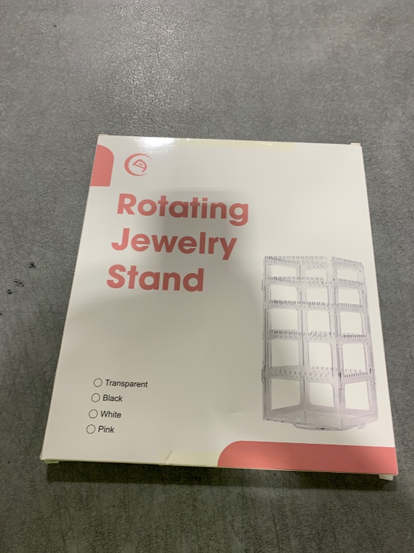 Photo 1 of 17Dec 360 Rotating Earring Holder Organizer Stand,5 Tiers Acrylic Jewelry Organizers and Storage,Stud Earring Organizers and Storage,228 Holes and 232 Grooves for Earrings Necklaces chain bracelet