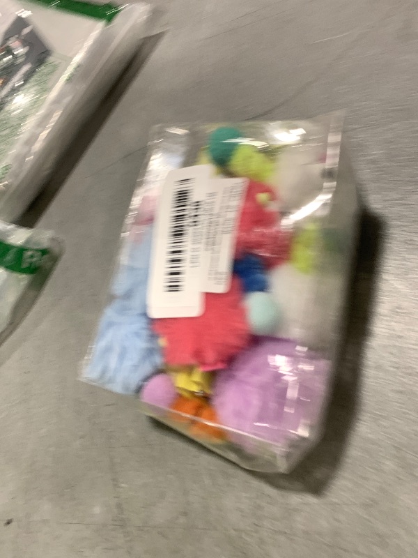 Photo 1 of 10 PCS Cartoon Pom Poms Hair Clips, Crazy Hair Day Accessories for Kids, Fuzzy Pom Poms Hair Barrettes for Crazy Hair(5 Pairs)