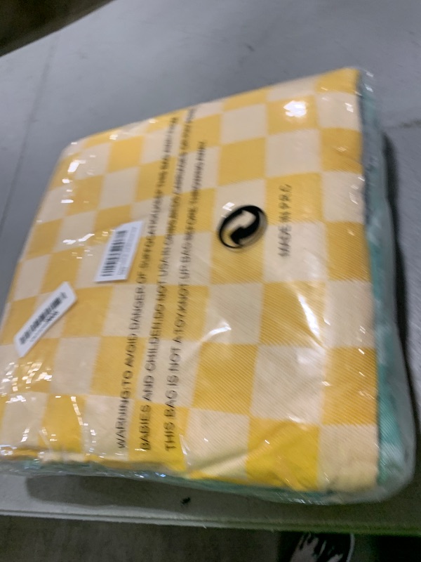 Photo 1 of 6 Packs Turkish Beach Towel Blanket Set Pool Bath Towels Bulk Multipack Travel Sand Free Quick Dry Extra Large Oversized Cute Big Cotton Soft Lightweight Compact Checkered Proof Cloud Men Women Adult