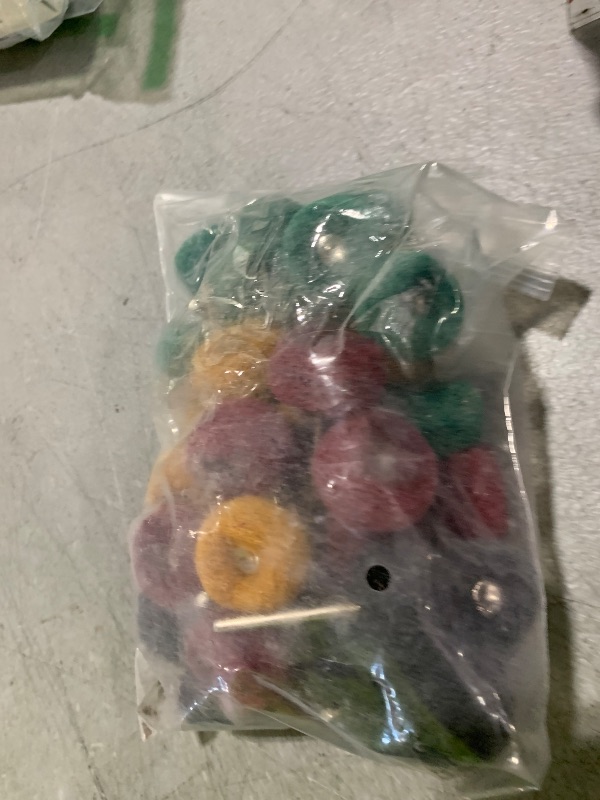 Photo 1 of 40 PCS Double-Layer Buffing Pads, Multi-Grit Abrasive Wheels (80/150/240/400) for Dremel & Drill | Yellow, Green, Red, Black Polishing Discs Kit