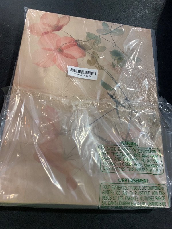 Photo 1 of 2Pcs Vintage Floral Canvas Wall Art Country Farmhouse Floral Picture Modern Pink Flowers Poster Print Abstract Botanical Wall Decor With Crackle Background for Living Room Bedroom 12x16in Framed