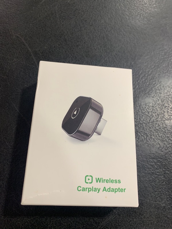 Photo 1 of 2025 Upgraded Wireless CarPlay Adapter& Android Auto Adapter, Mini&Stable CarPlay Wireless Dongle for iOS 10 Android 11 and Above(Black)