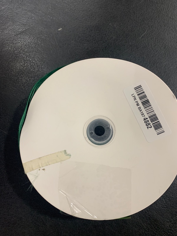 Photo 1 of 1.5" X 20 Yards Forest Green Velvet Ribbon for Christmas Tree Wreath Decoration Handmade Crafts Ornaments Gift Wrapping & Bow Making