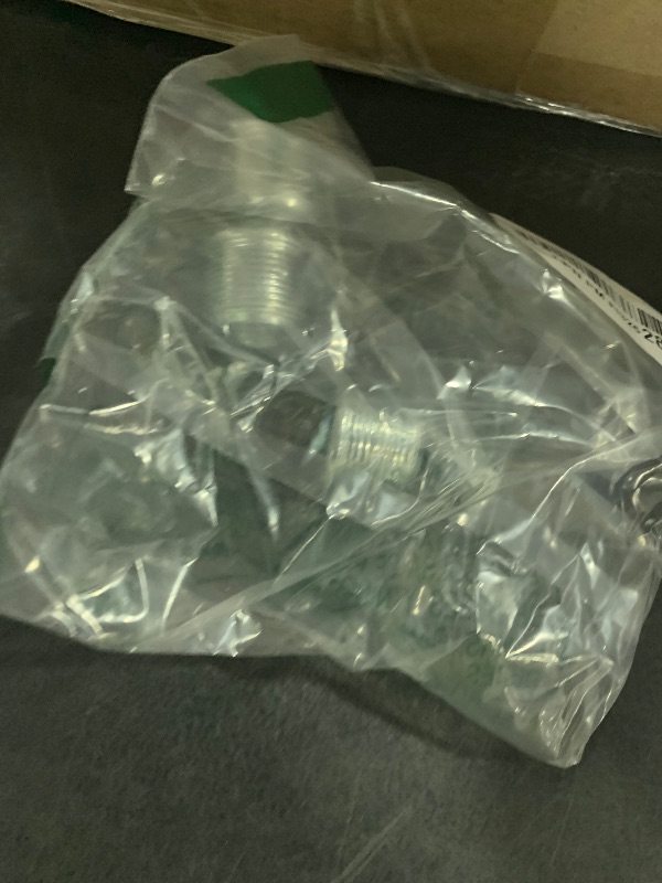 Photo 1 of 4 Pack 1 Inch/25.4mm Diameter Wire Shelving Post Coupler Connector for 0.047"/1.2mm Thickness Coarse Thread Storage Shelves Metal Rack Pole, Shelf Unit Post Extension Kit, Connection Nuts Replacement