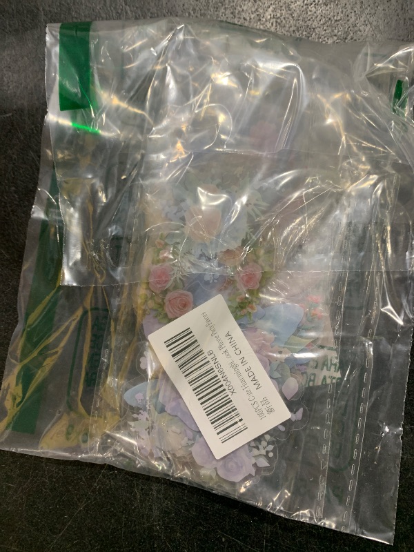 Photo 1 of 100PCS Cute Hummingbird and Butterfly Transparent Stickers Pack,Aesthetic Flower Decor for Laptop Gifts for Kids Teens Adults Waterproof Vinyl PET Nature Stickers for Scrapbook Phone Party Favors