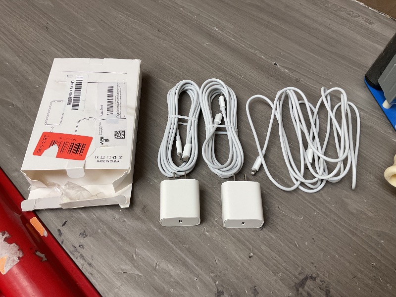 Photo 1 of 10Foot Fast iPhone Charging Cable,3-Pack Super Fast i Phone Charger USB C Charging Block Wall Charger PD Adapter with 10FT Type C to Lightning Cable Cord for iPhone 14/13/12/11ProMax/XS Max/XS/XR/8/SE
