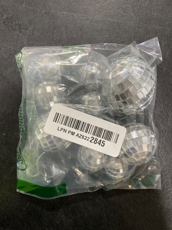 Photo 1 of 10PCS Disco Ball Cake Toppers Happy Birthday Cake Topper Set 1970s Disco Ball Cake Picks for Cupcakes & Cakes Fun 70s Disco Party Decorations & Retro Party Supplies