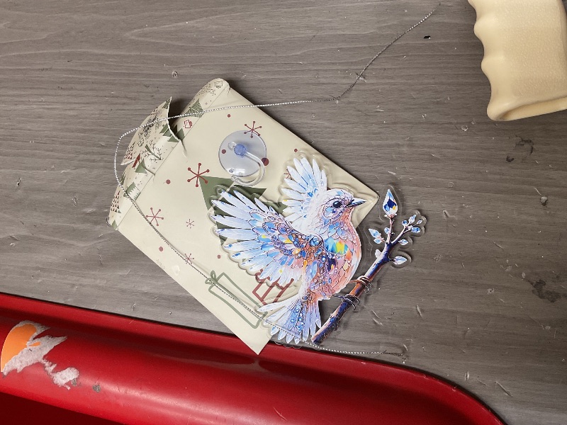 Photo 1 of 3pcs Book Ornament, Book Lovers Gifts, Bookish Gifts, Bookish Decor – Stained Glass Acrylic Book Ornament Set for Christmas Tree & Window Suncatcher, Christmas Ornament 2025