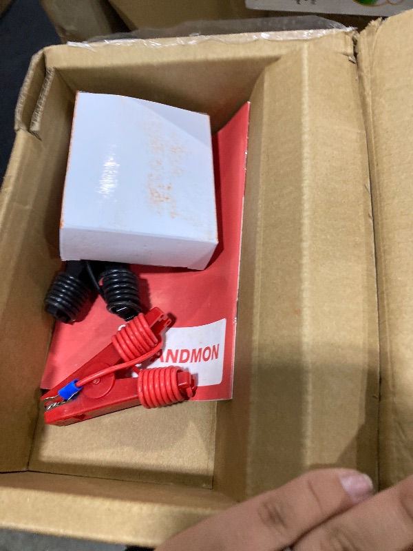 Photo 1 of 10 Miles Solar Electric Fence Charger with Day/Night Mode, 0.11J Portable Solar Fence Charger with Rechargeable Solar Panel for 24-Hour Uninterrupted Protection Electric Fence Energizer