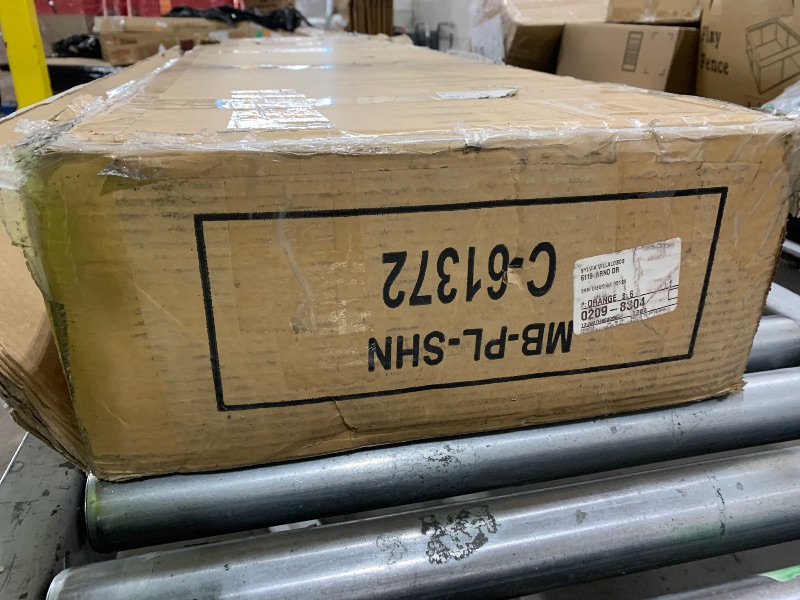 Photo 1 of *UNKNOWN MISSING PART**  AFI, Southampton Murphy Bed Chest Full with 6" Mattress, Built-in USB Charger & Storage Drawer, White