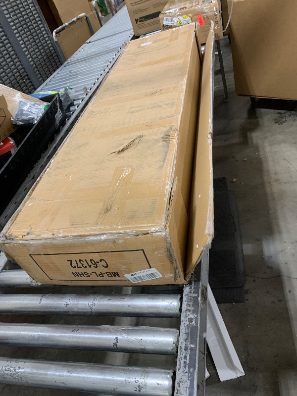 Photo 1 of *UNKNOWN MISSING PART**  AFI, Southampton Murphy Bed Chest Full with 6" Mattress, Built-in USB Charger & Storage Drawer, White